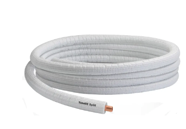Kältemittelleitung 3/8" (9,52mm) isoliert, 25m, Wandstärke 0,8mm