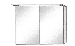 Sanipa Passion Koll. 1 Spiegelschrank 100x76x14,9cm, Korpus White