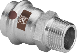 Viega Übergangsstück mit SC Temponox 1711 in 35mmxR1 Stahl nichtrostend