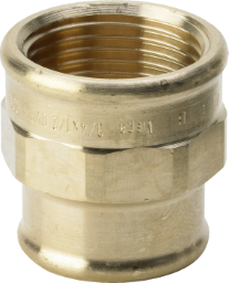 Muffe 3240 in Rp1 1/4 x Rp1 Rotguss