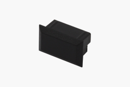 LED Profil ROMA XL Endkappe schwarz