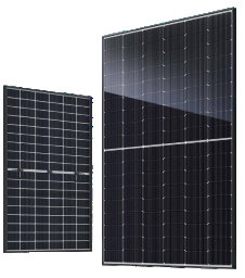 PV- Modul 465Wp Glas/Glas, black frame Bifazial, 1762x1134x30mm